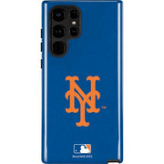 MLB New York Mets - Solid Distressed Galaxy Cases