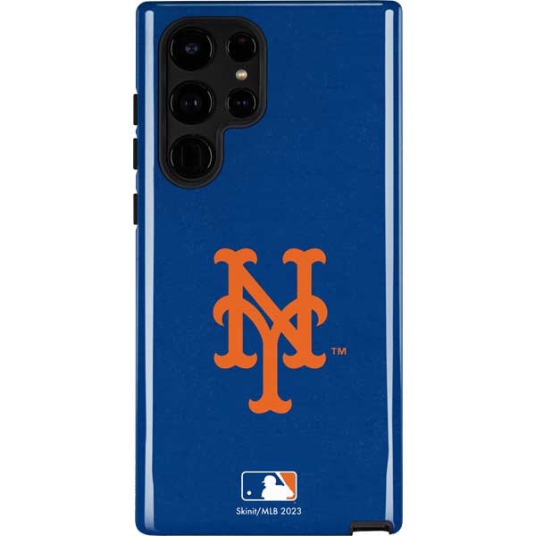 MLB New York Mets - Solid Distressed Galaxy Cases