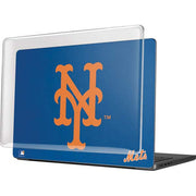 MLB New York Mets - Solid Distressed MacBook Pro 14in (2021-24) Case plus Skin