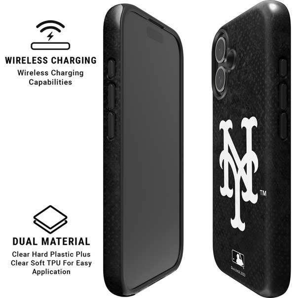 MLB New York Mets Dark Wash iPhone 16 Plus Magsafe Impact Case