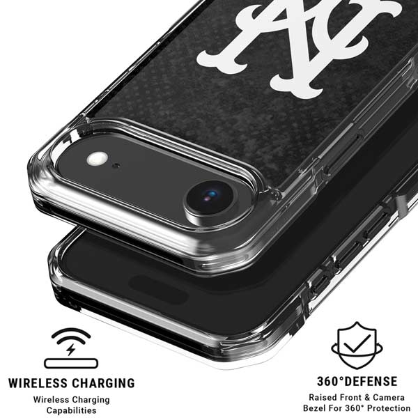 MLB New York Mets Dark Wash iPhone 17 Air Clear Case