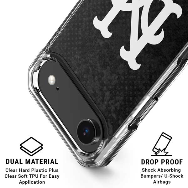 MLB New York Mets Dark Wash iPhone 17 Air Clear Case