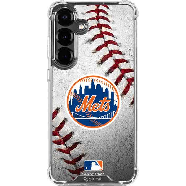 MLB New York Mets Game Ball Galaxy S26 Clear Case