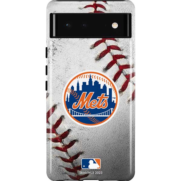 MLB New York Mets Game Ball Pixel Cases