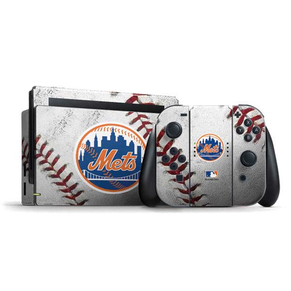 MLB New York Mets Game Ball Nintendo Skins