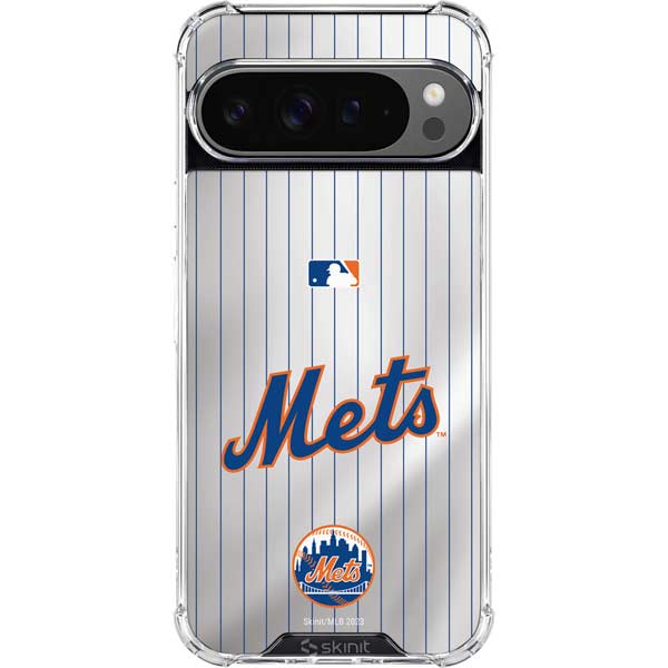 MLB New York Mets Home Jersey Google Pixel 10 Pro Clear Case
