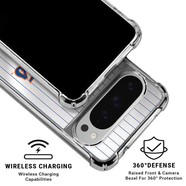 MLB New York Mets Home Jersey Google Pixel 10 Pro Clear Case
