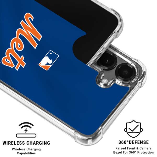 MLB New York Mets Jersey Alternate Galaxy S26 Clear Case