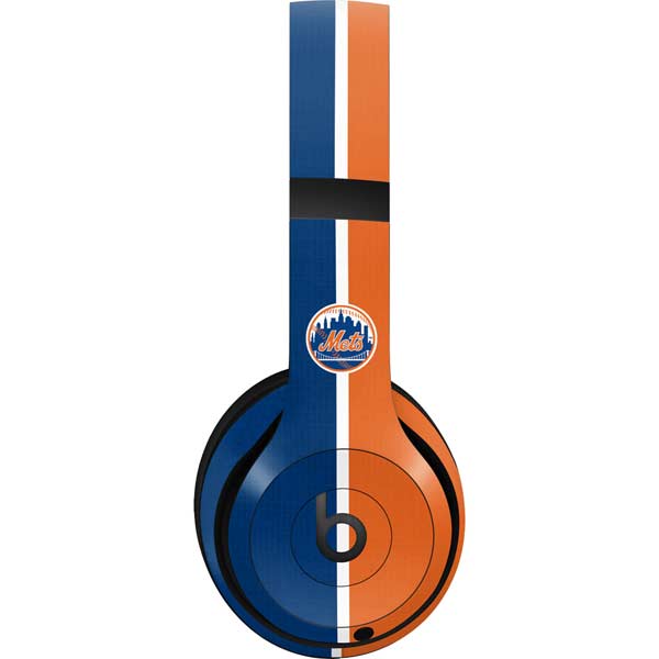 MLB New York Mets Split Beats Studio Pro Wireless Headphones Skin