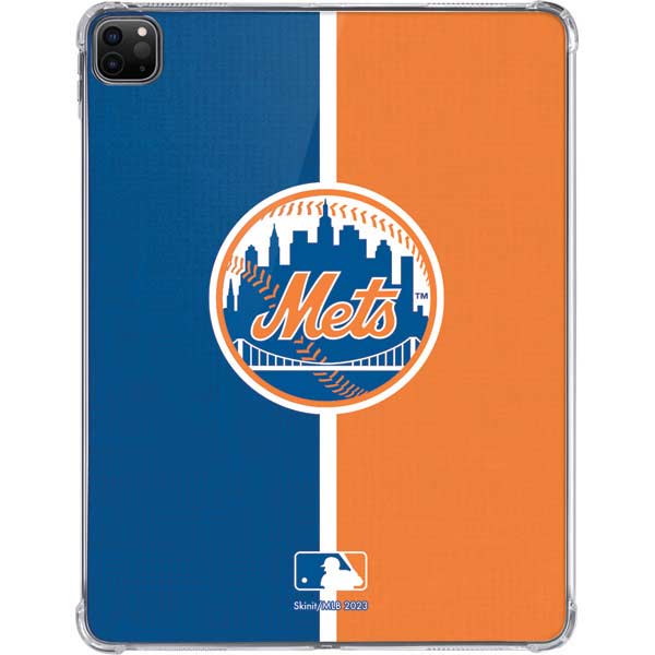 MLB New York Mets Split iPad Pro 11in (2024) Clear Case