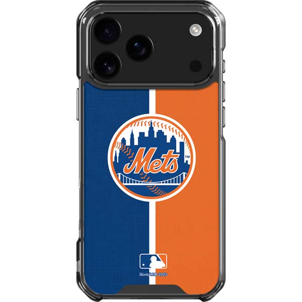 MLB New York Mets Split iPhone 17 Pro Max Clear Case MLB New York Mets Split iPhone 17 Pro Max Clear Case