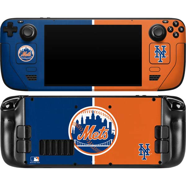 MLB New York Mets Split Steam Deck Handheld Gaming Computer OLED Skin ...