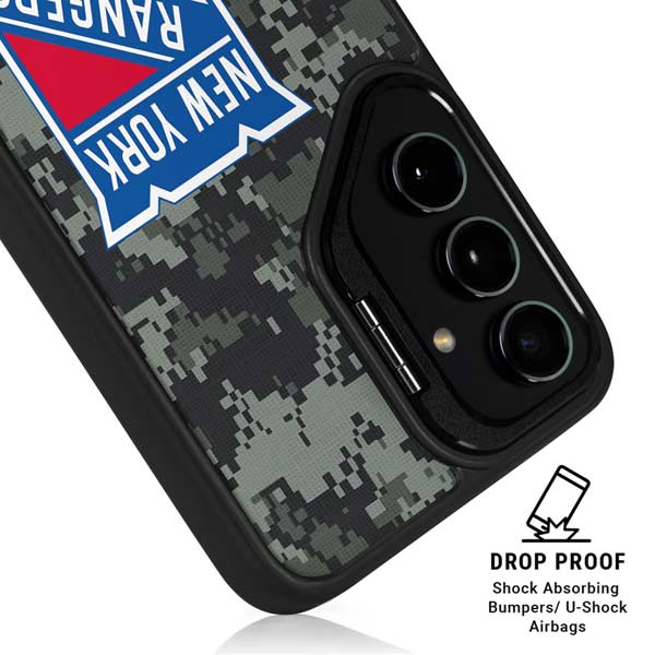 NHL New York Rangers Camo Galaxy S26 Ultra Kickstand Case