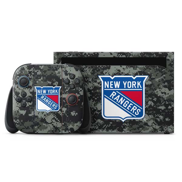 NHL New York Rangers Camo Nintendo Skins