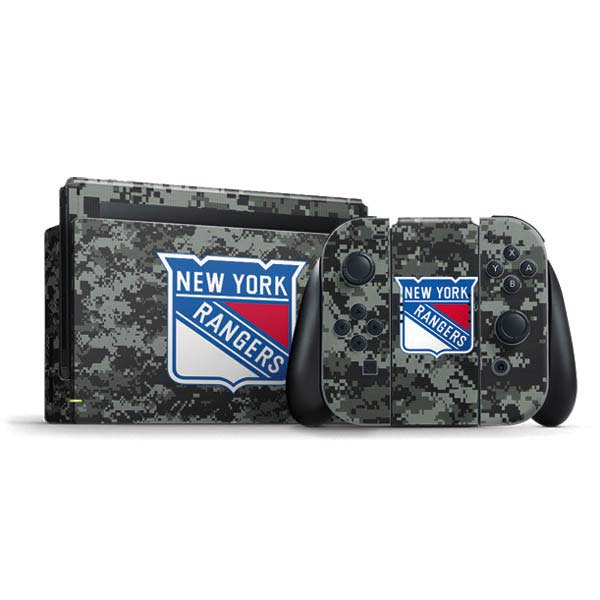 NHL New York Rangers Camo Nintendo Skins