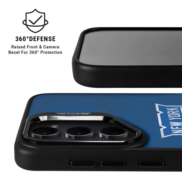 NHL New York Rangers Distressed Galaxy S26 Kickstand Case
