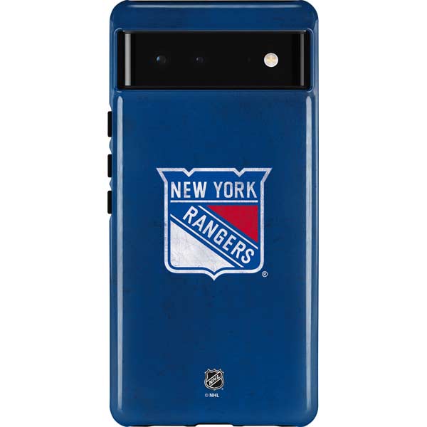 NHL New York Rangers Distressed Pixel Cases