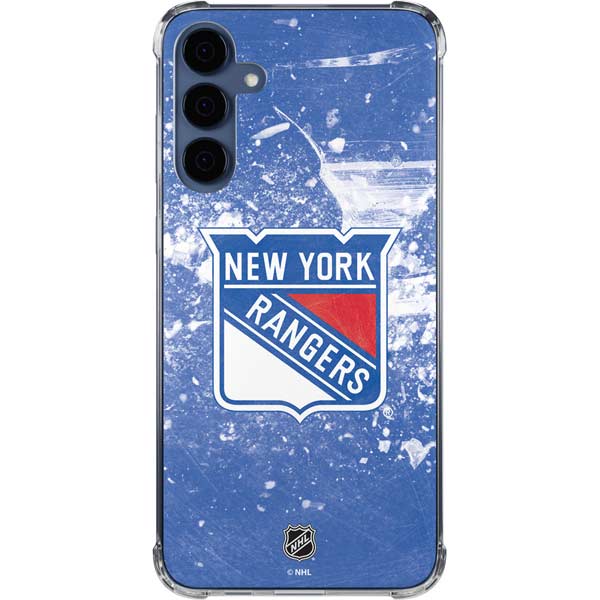 NHL New York Rangers Frozen Galaxy A35 5G Clear Case