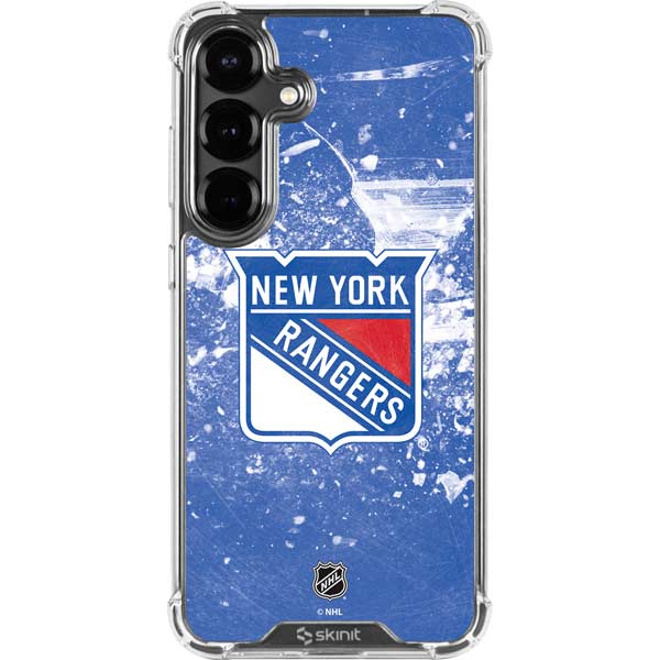NHL New York Rangers Frozen Galaxy S26 Clear Case