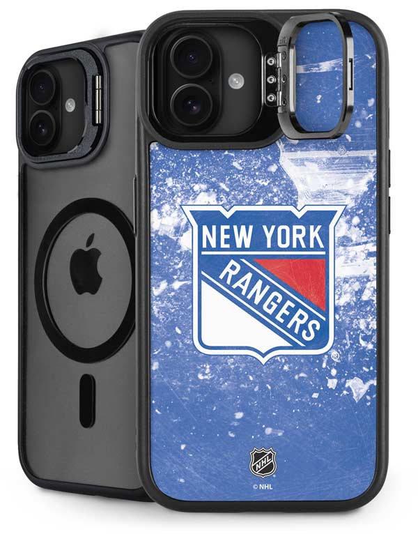 NHL New York Rangers Frozen iPhone 16 Kickstand Case