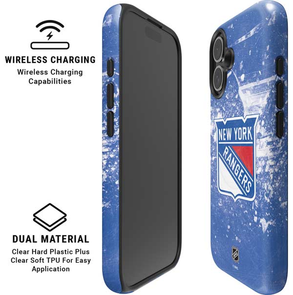 NHL New York Rangers Frozen iPhone 16 Magsafe Impact Case