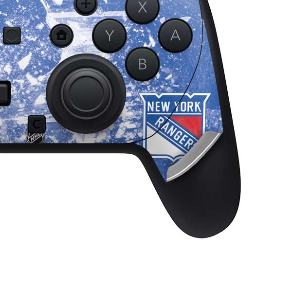 NHL New York Rangers Frozen Nintendo Switch 2 (2025) Pro Controller Skin