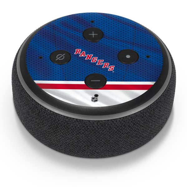 NHL New York Rangers Home Jersey Amazon Echo Dot Skin