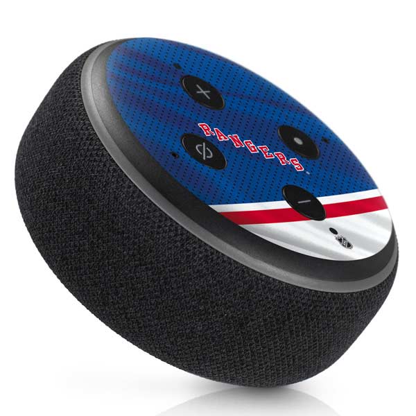 NHL New York Rangers Home Jersey Amazon Echo Dot Skin