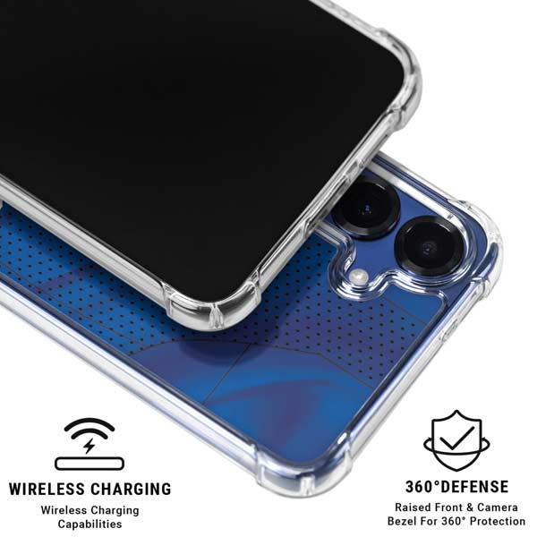 NHL New York Rangers Home Jersey Galaxy S25 Plus Clear Case