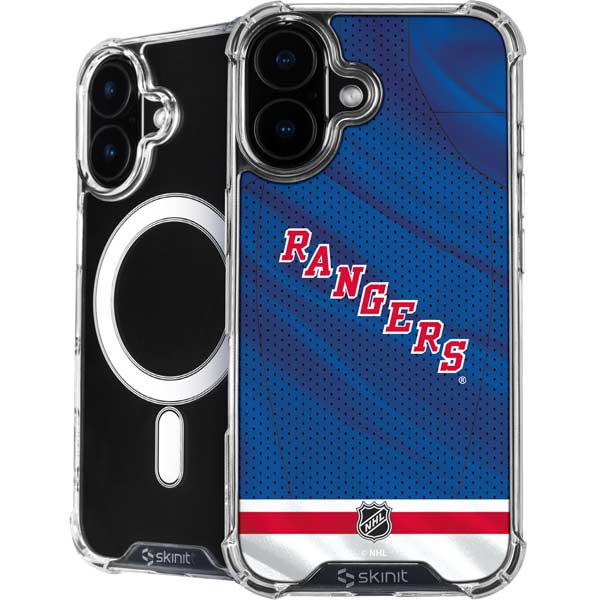 NHL New York Rangers Home Jersey iPhone 16 Plus MagSafe Case