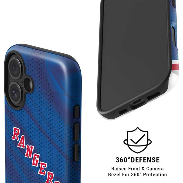 NHL New York Rangers Home Jersey iPhone 16 Plus Magsafe Impact Case