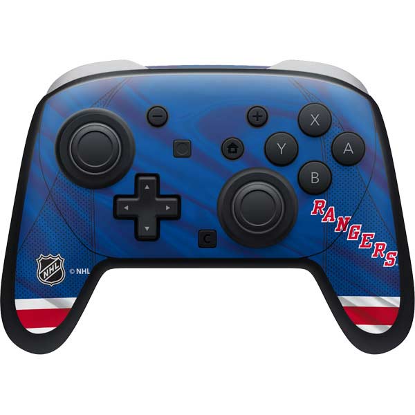 NHL New York Rangers Home Jersey Nintendo Switch 2 (2025) Pro Controller Skin