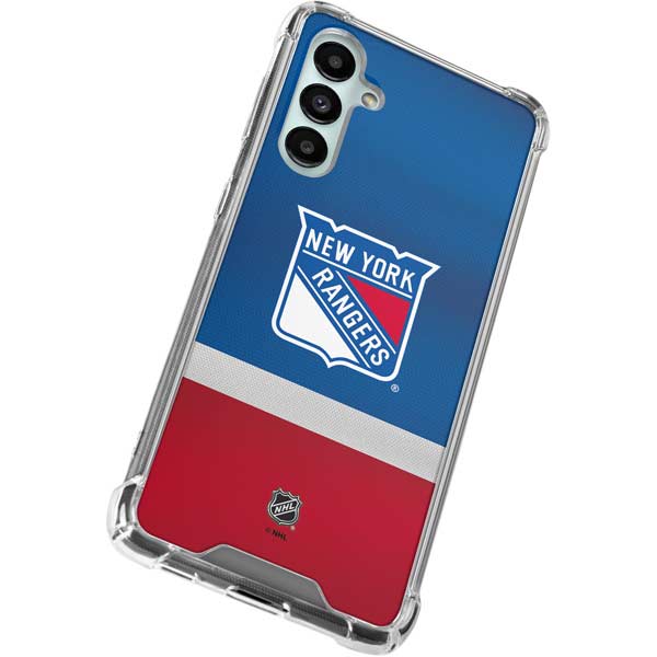 NHL New York Rangers Jersey Galaxy A16 5G Clear Case