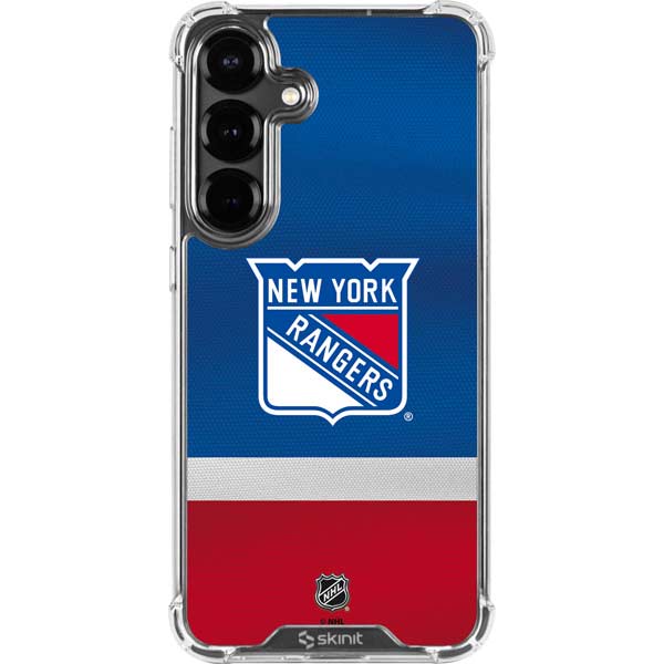 NHL New York Rangers Jersey Galaxy S26 Clear Case