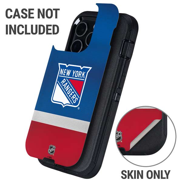 NHL New York Rangers Jersey Otterbox Defender iPhone Skin