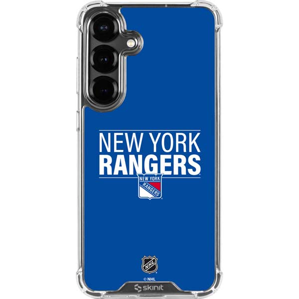 NHL New York Rangers Lineup Galaxy S26 Plus Clear Case