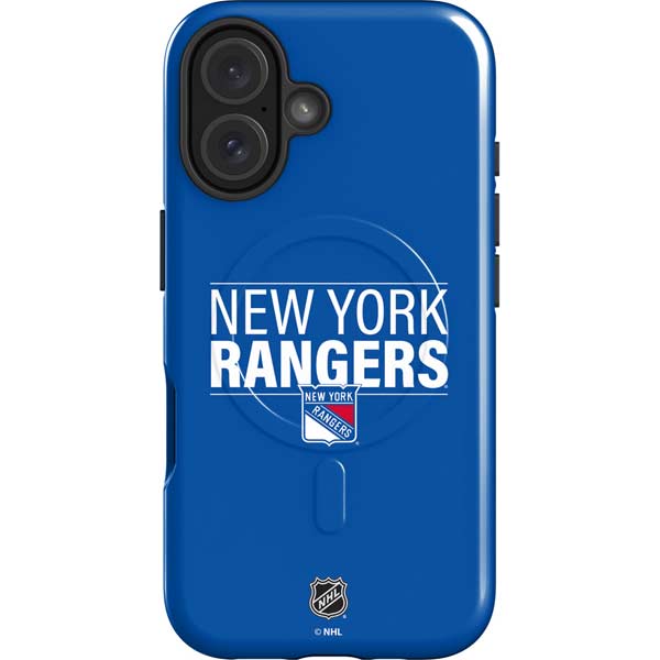 NHL New York Rangers Lineup iPhone 16 Magsafe Impact Case