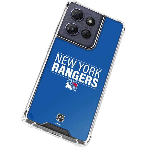 NHL New York Rangers Lineup Moto G 5G (2025) Clear Case