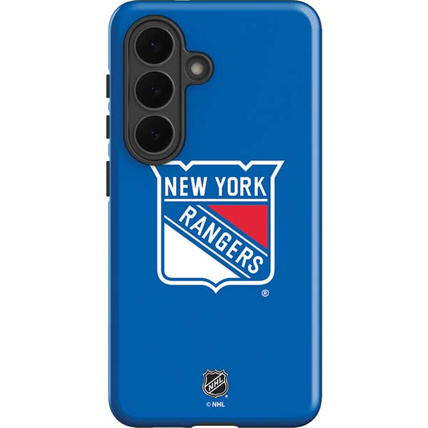 NHL New York Rangers Solid Background Galaxy S26 Impact Case