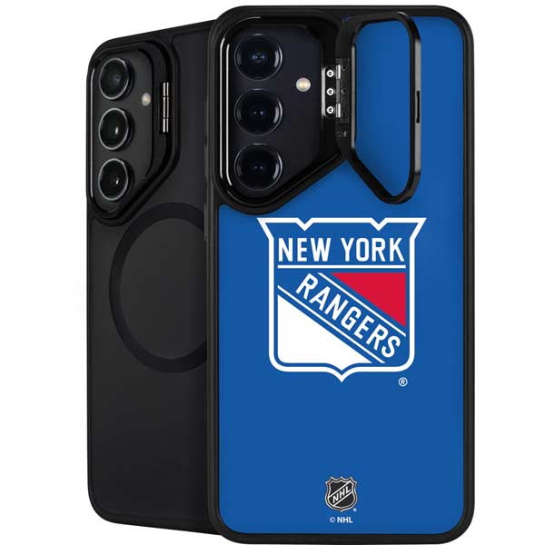 NHL New York Rangers Solid Background Galaxy S26 Kickstand Case