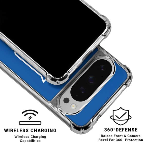NHL New York Rangers Solid Background Google Pixel 10 Pro XL Clear Case