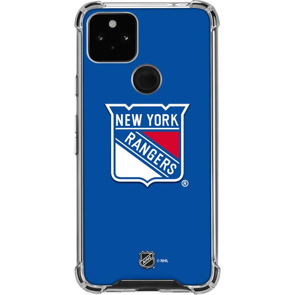 NHL New York Rangers Solid Background Pixel Cases