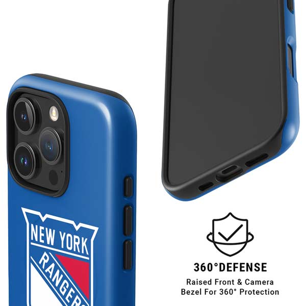 NHL New York Rangers Solid Background iPhone 16 Pro Max Magsafe Impact Case