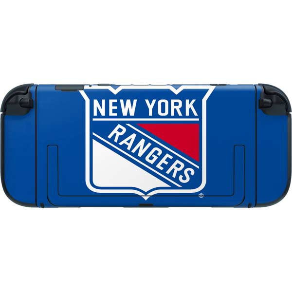 NHL New York Rangers Solid Background Nintendo Switch 2 (2025) with Joy-Con Skin