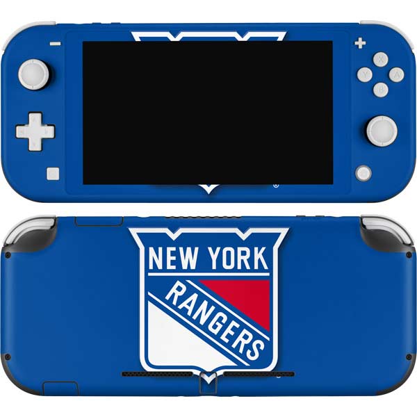 NHL New York Rangers Solid Background Nintendo Skins