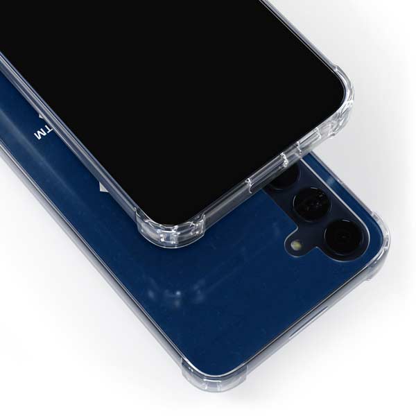 MLB New York Yankees - Solid Distressed Galaxy A35 5G Clear Case