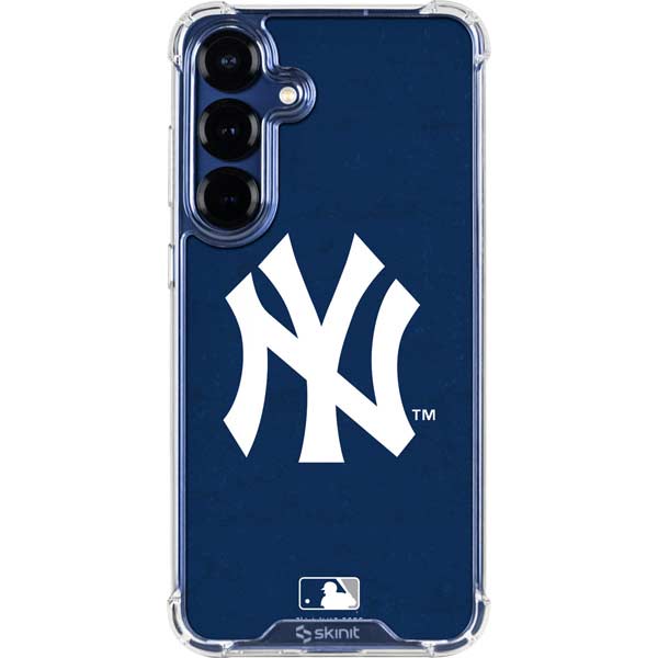MLB New York Yankees - Solid Distressed Galaxy S25 Plus Clear Case