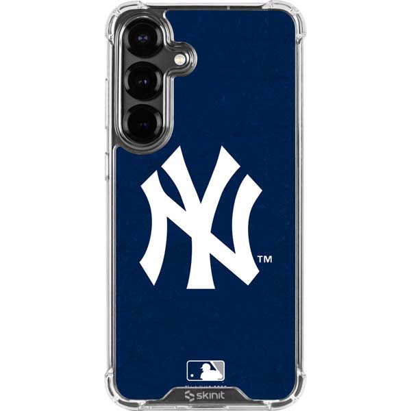 MLB New York Yankees - Solid Distressed Galaxy S26 Clear Case