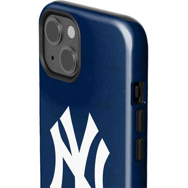 MLB New York Yankees - Solid Distressed iPhone 15 Impact Case
