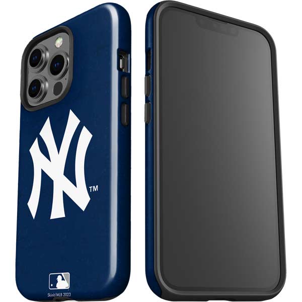 MLB New York Yankees - Solid Distressed iPhone 15 Pro Impact Case